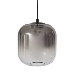 Lucande LED-riippuvalaisin Avelina, savunharmaa, 6-lamppuinen