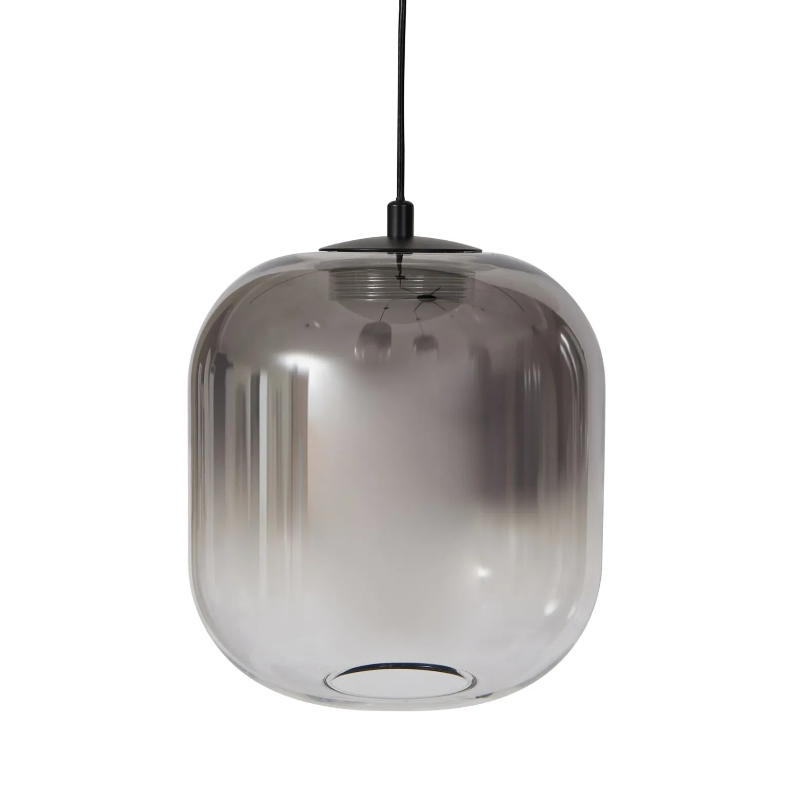 Lucande LED-riippuvalaisin Avelina, savunharmaa, 6-lamppuinen