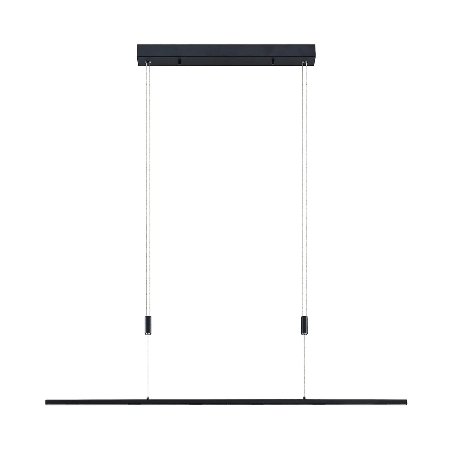 Lucande LED-riippuvalaisin Stakato, 120 cm, 6 valoa, himmennettävä