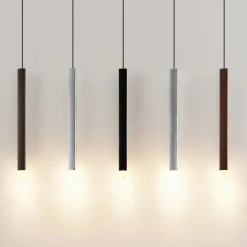Lucande LED-riippuvalaisin Stoika, 88 cm, 5-lamppuinen, metalli
