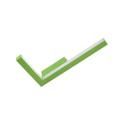 Lucande LED-seinävalaisin Check, vihreä, metalli, CCT, himmennettävä
