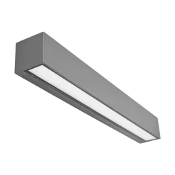Lucande LED-seinävalaisin Lengo, 50 cm, antrasiitti, ylös/alas 3000 K
