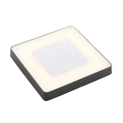 Lucande LED ulkokattovalaisin Sora, kulmikas, anturi, IP54