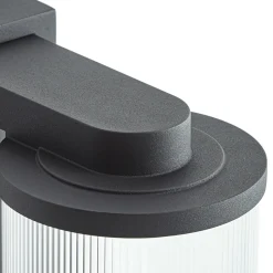 Lucande LED-ulkoseinälamppu Beelia Sensor, antrasiitti, uurrettu
