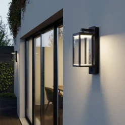 Lucande LED-ulkoseinälamppu Ferdinand, antrasiitti Kaiutin