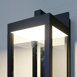 Lucande LED-ulkoseinälamppu Ferdinand, antrasiitti Kaiutin