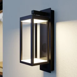 Lucande LED-ulkoseinälamppu Ferdinand, antrasiitti Kaiutin