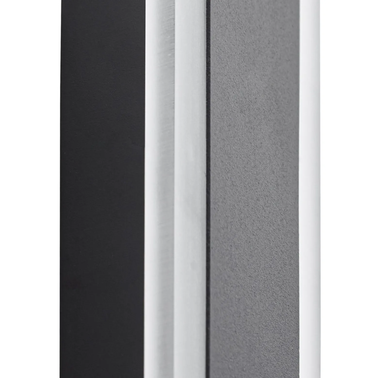 Lucande LED-ulkoseinälamppu Ilora, musta, 60 cm, CCT, IP65
