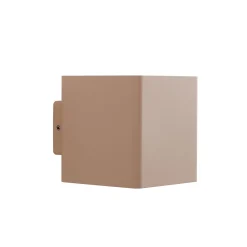 Lucande LED-ulkoseinävalaisin Aaron, beige, IP54, ylös/alas