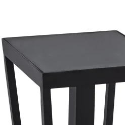 Lucande LED-ulkoseinävalaisin Lynx, 35,5 cm, musta, liiketunnistin