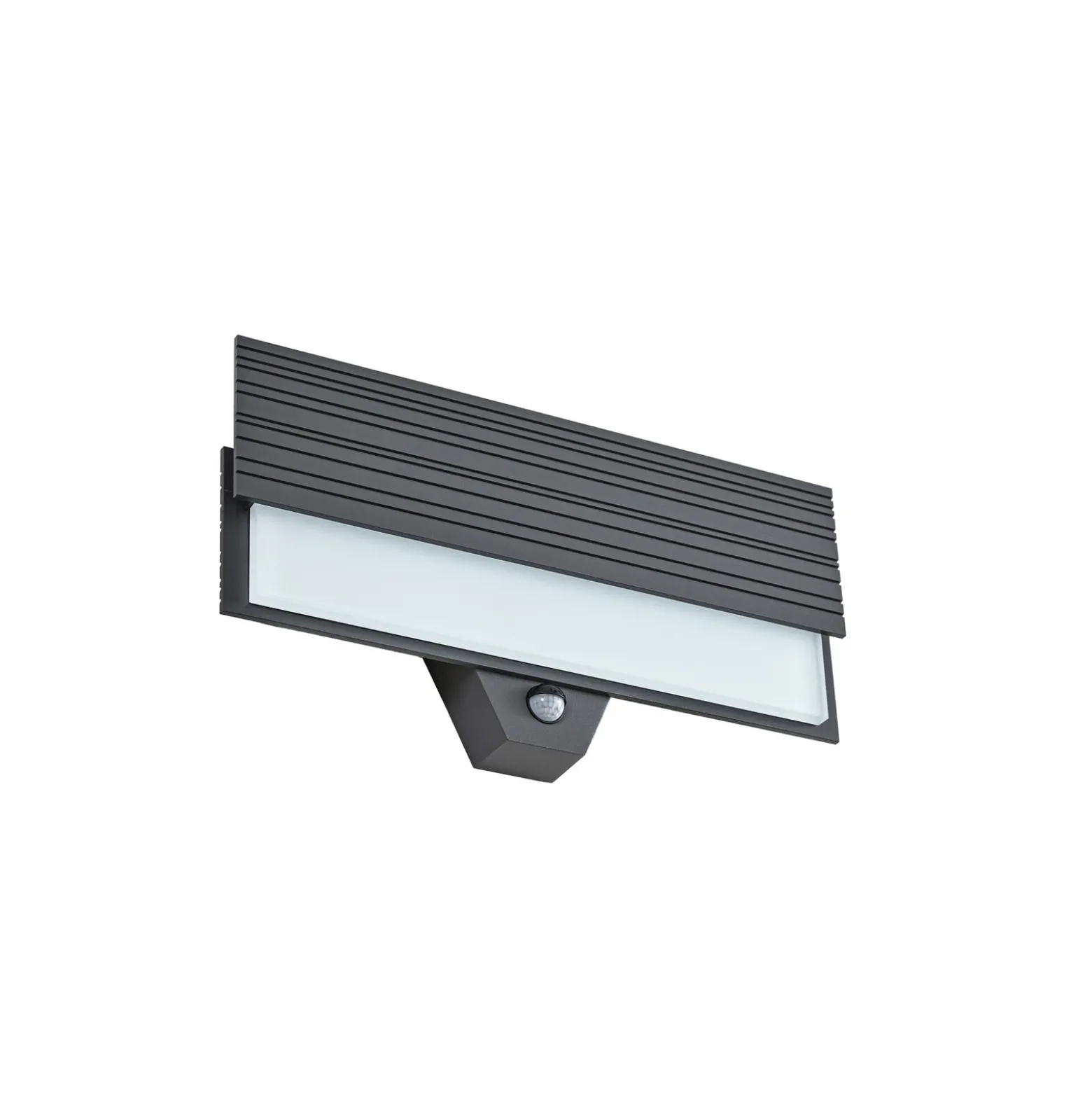Lucande LED-ulkoseinävalaisin Melira, anturi, antrasiitti, IP65
