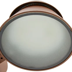 Lucande LED-ulkoseinävalaisin Moena, ruskea, metalli, IP44
