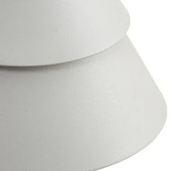 Lucande LED-ulkoseinävalaisin Moena, vaaleanharmaa, metalli, IP44