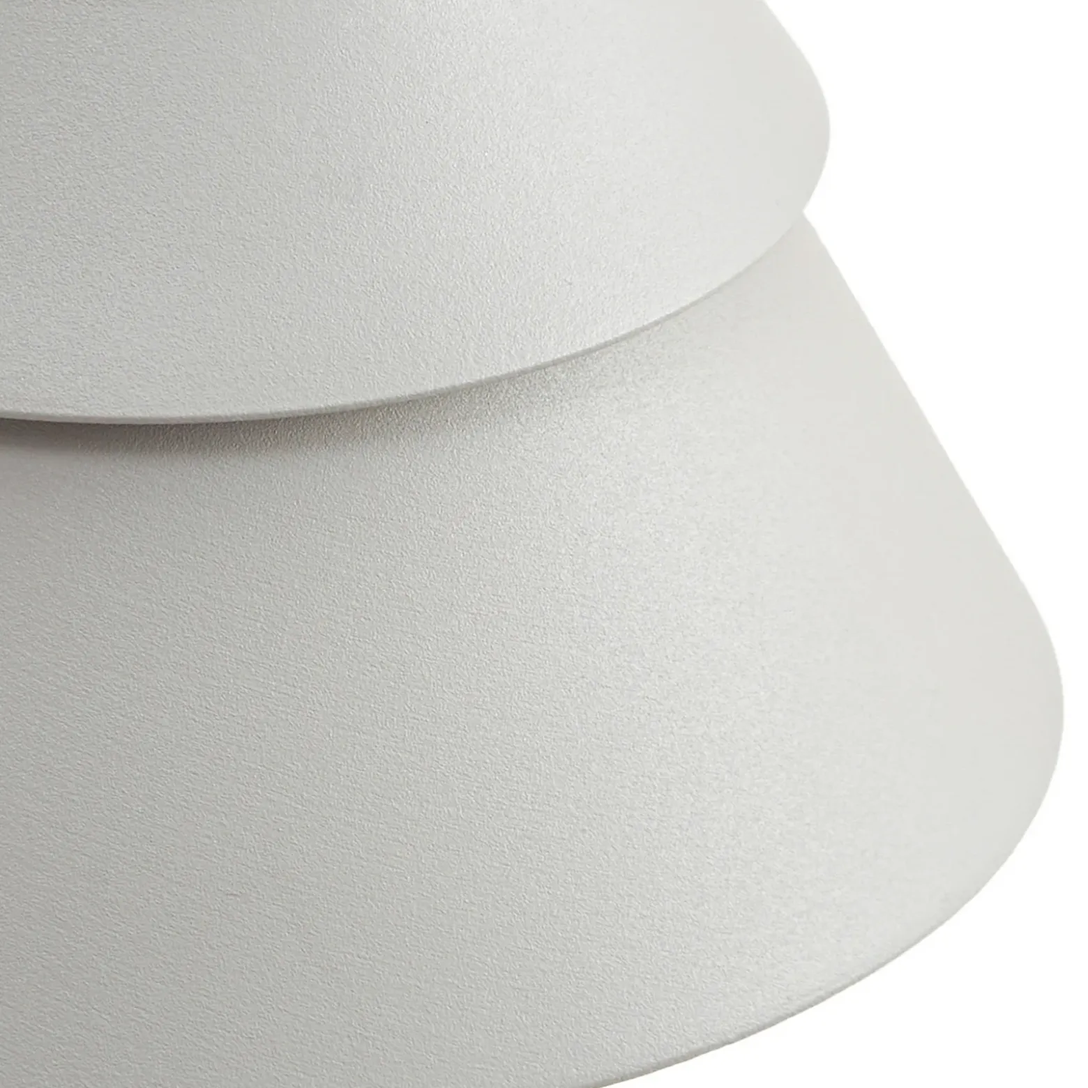 Lucande LED-ulkoseinävalaisin Moena, vaaleanharmaa, metalli, IP44