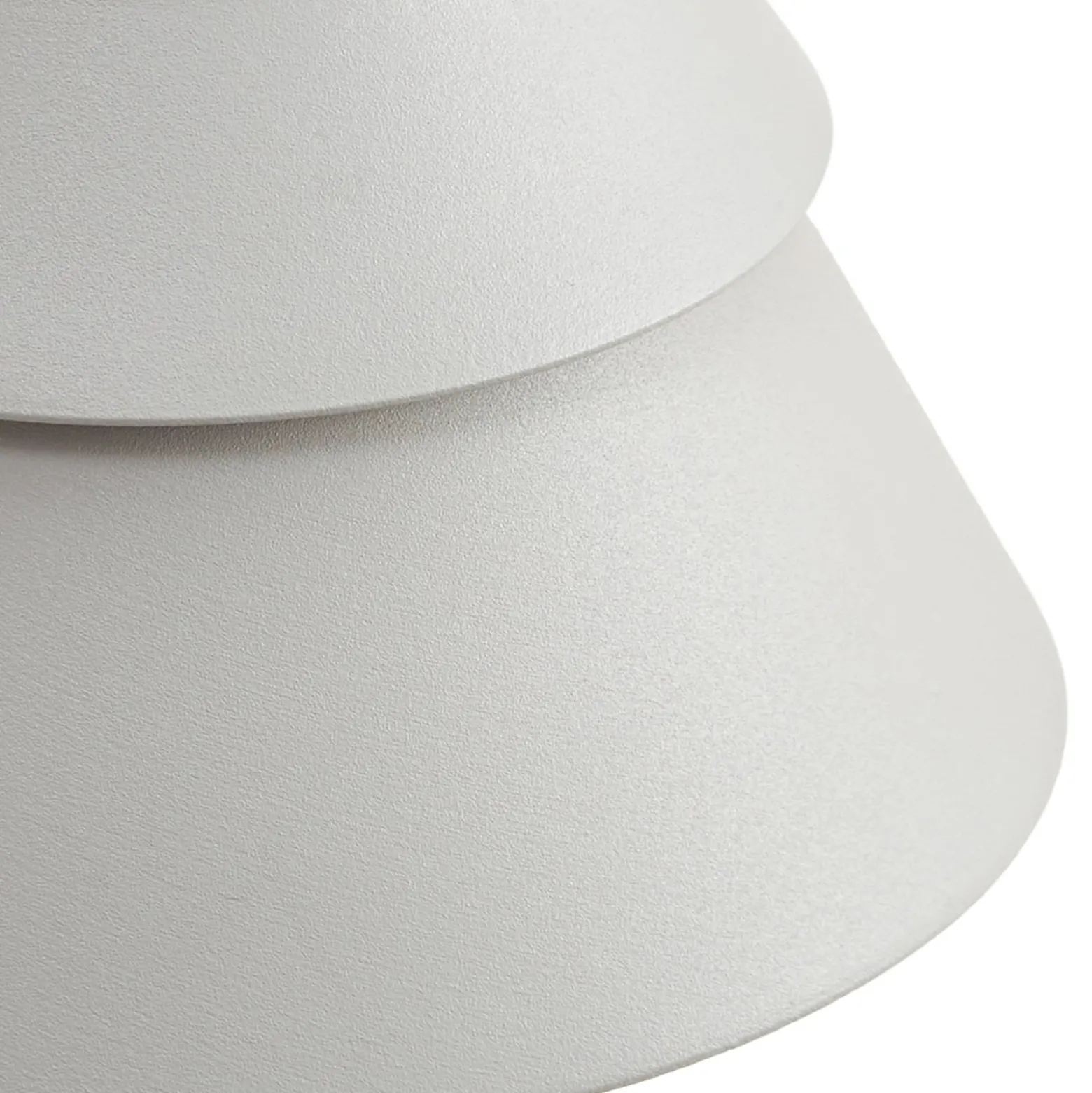 Lucande LED-ulkoseinävalaisin Moena, vaaleanharmaa, metalli, IP44