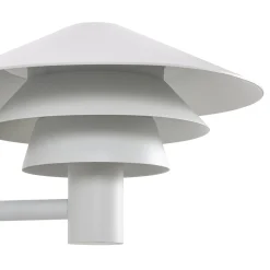 Lucande LED-ulkoseinävalaisin Montaro, valkoinen, IP54, liiketunnistin