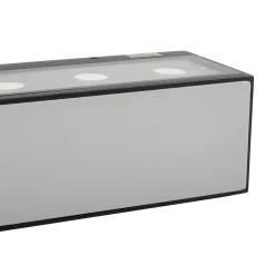 Lucande LED-ulkoseinävalaisin Selim, pituus 30 cm, musta