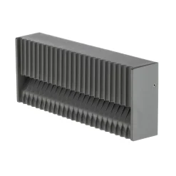 Lucande LED-ulkoseinävalaisin Tavion, 25 cm, antrasiitti, IP65