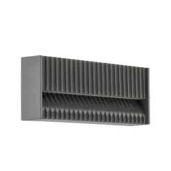 Lucande LED-ulkoseinävalaisin Tavion, 25 cm, antrasiitti, IP65