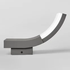 Lucande LED-ulkoseinävalaisin Timm, 20 cm, antrasiitti, IP54