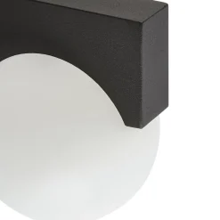 Lucande LED-ulkoseinävalaisin Vijon, musta, CCT, IP44