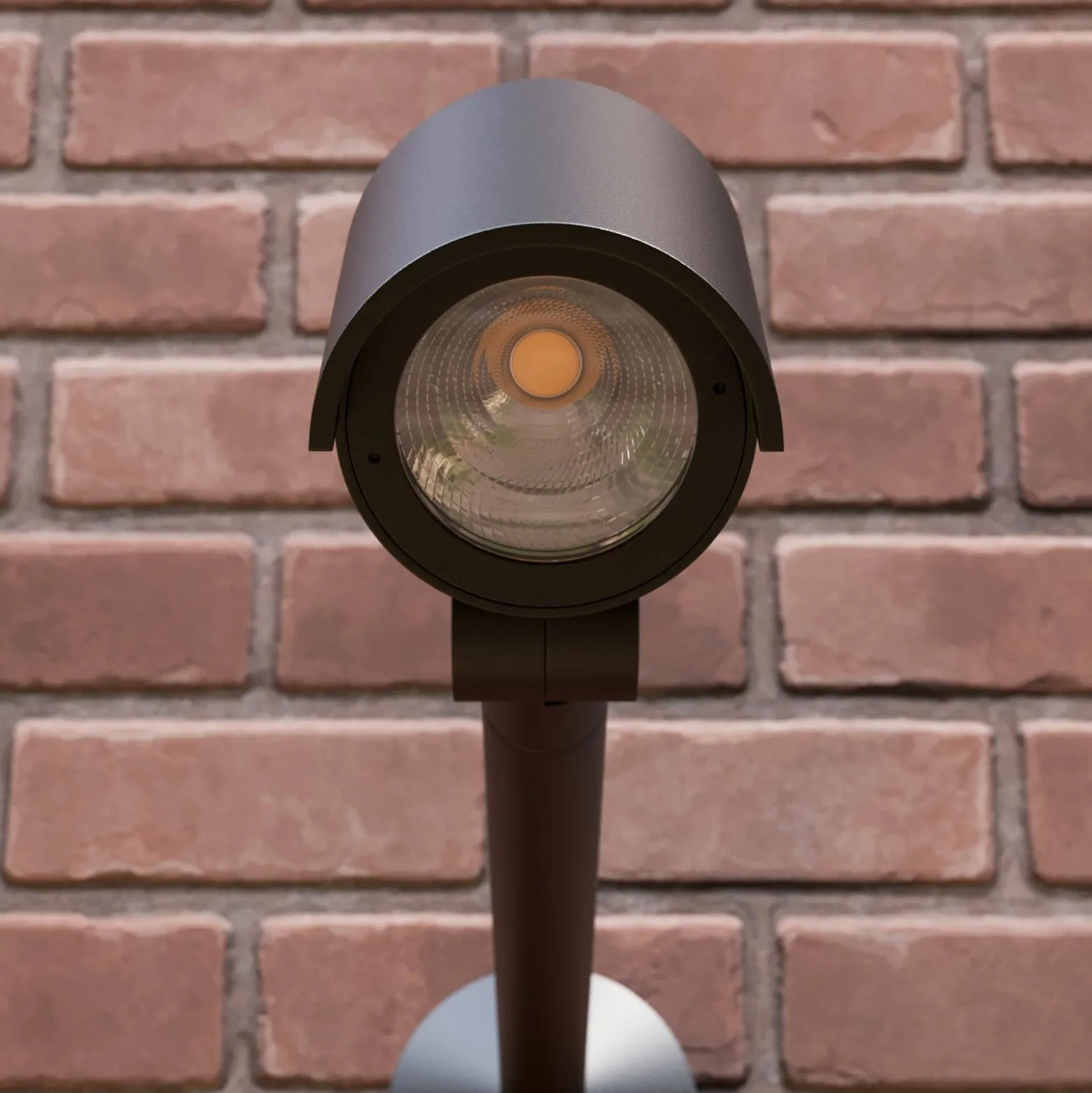 Lucande LED-ulkovalaisin Beatrix, 58 cm, antrasiitti, alumiini