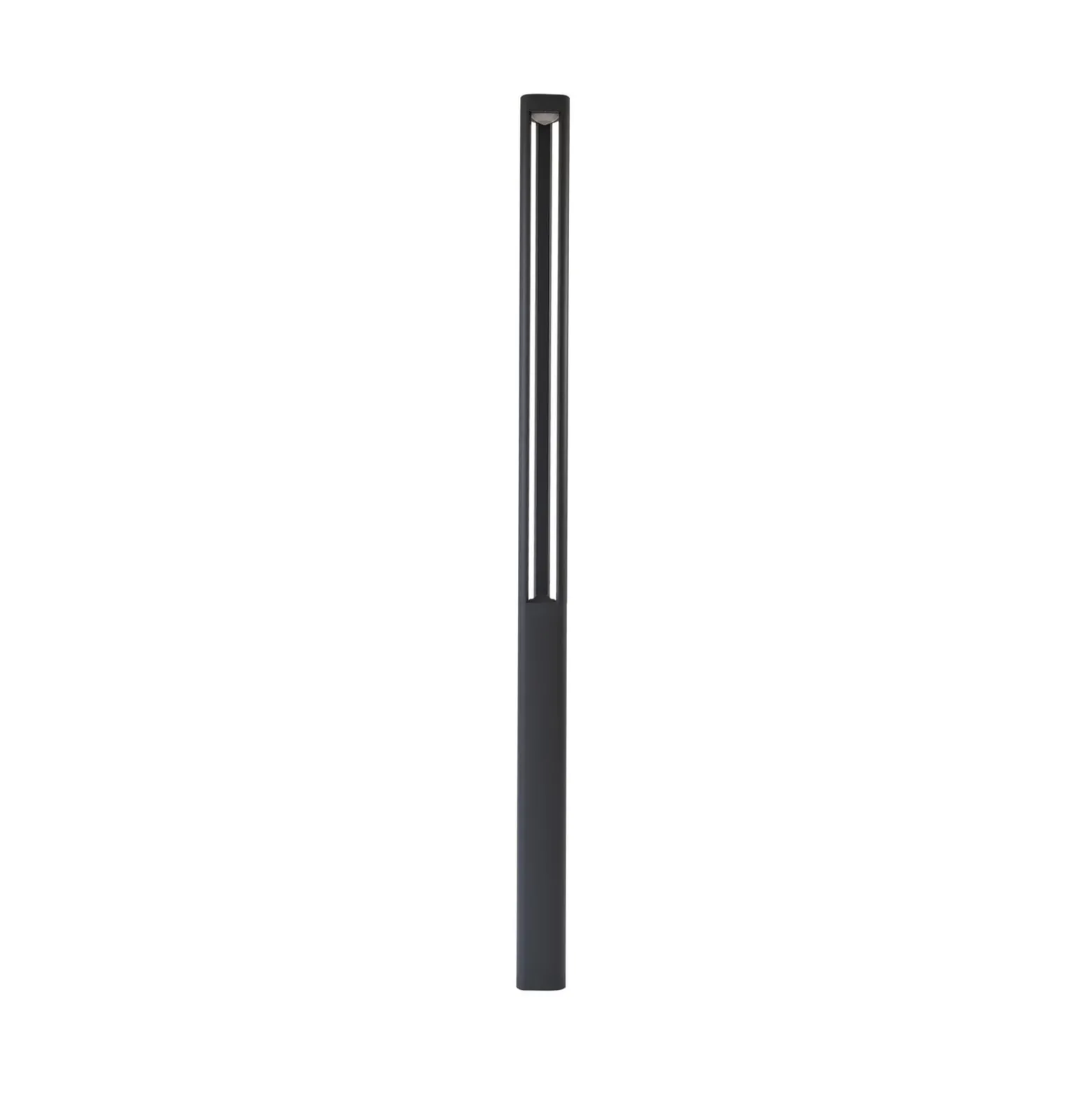 Lucande LED-ulkovalaisin Pirron, 230 cm, antrasiitti, IP65