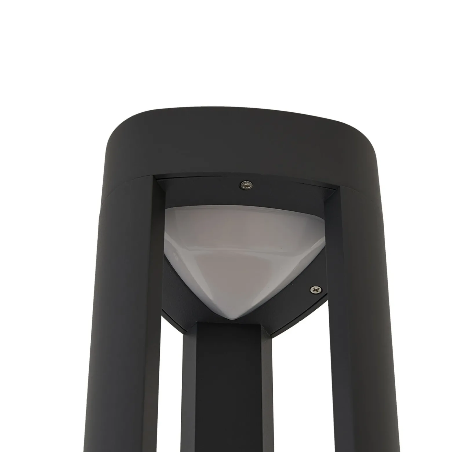 Lucande LED-ulkovalaisin Pirron, 230 cm, antrasiitti, IP65