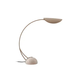 Lucande pöytävalaisin Rivera, beige, metalli, kivi, 51 cm, G9