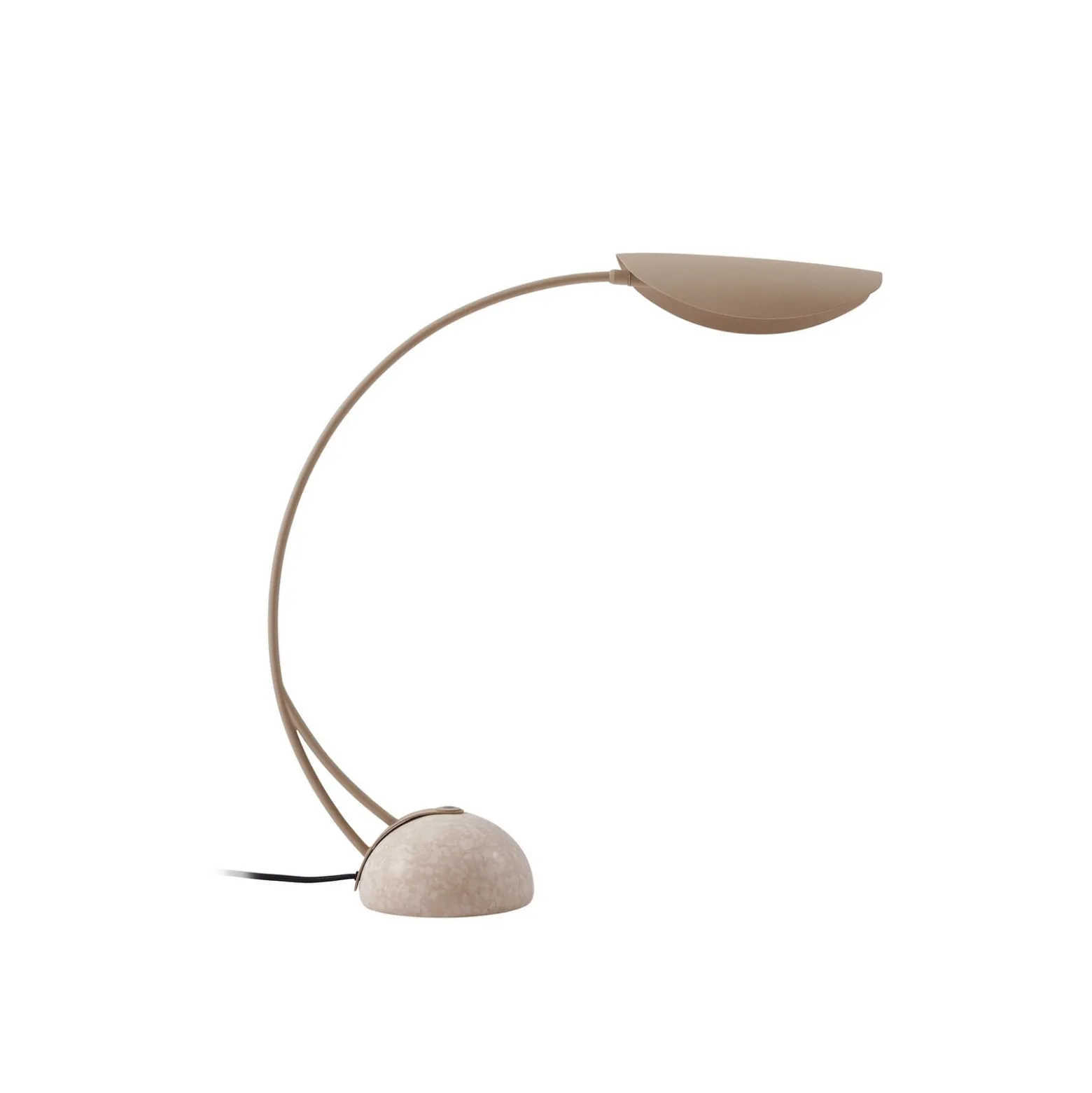 Lucande pöytävalaisin Rivera, beige, metalli, kivi, 51 cm, G9