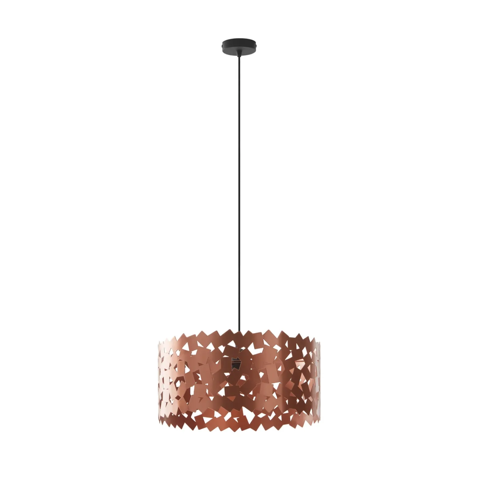 Lucande-riippuvalaisin Aeloria, kupari, Ø 45 cm, rauta, E27