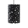 Lucande-riippuvalaisin Aeloria, musta, Ø 25 cm, rauta, E27