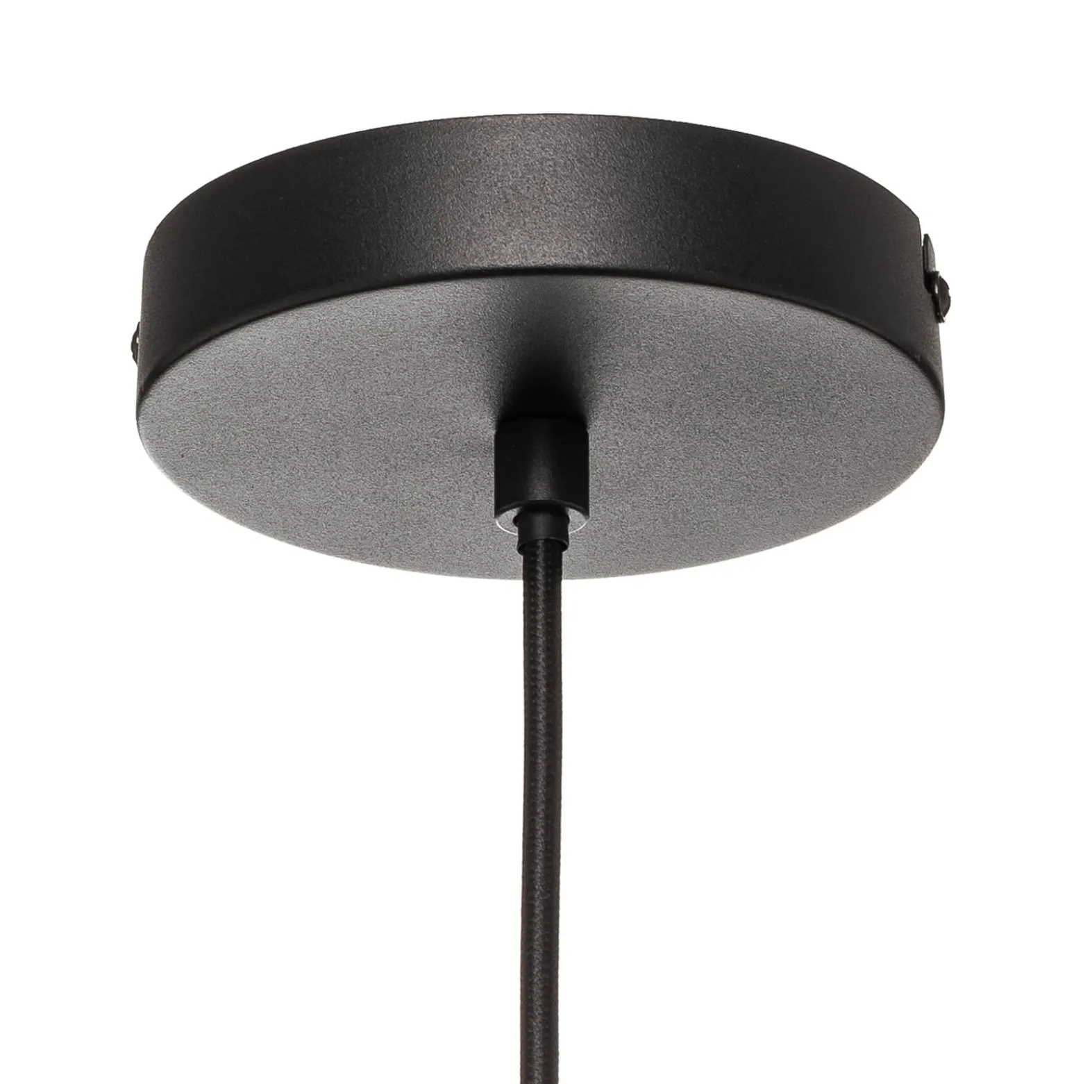 Lucande-riippuvalaisin Kellina, Ø 48 cm, musta, metallia