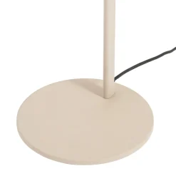Lucande Silka-lattiavalaisin, 173 cm, beige, säädettävä, E27