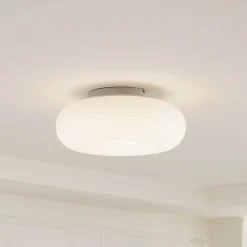 Lucande Smart LED kattovalaisin Bolti, valkoinen, RGBW, CCT, Tuya