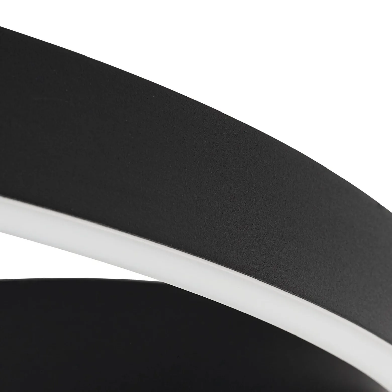 Lucande Smart LED -kattovalaisin Moise, musta, CCT, Tuya