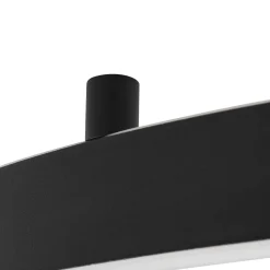 Lucande Smart LED -kattovalaisin Moise, musta, CCT, Tuya