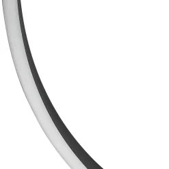 Lucande Smart LED -kattovalaisin Moise, musta, CCT, Tuya