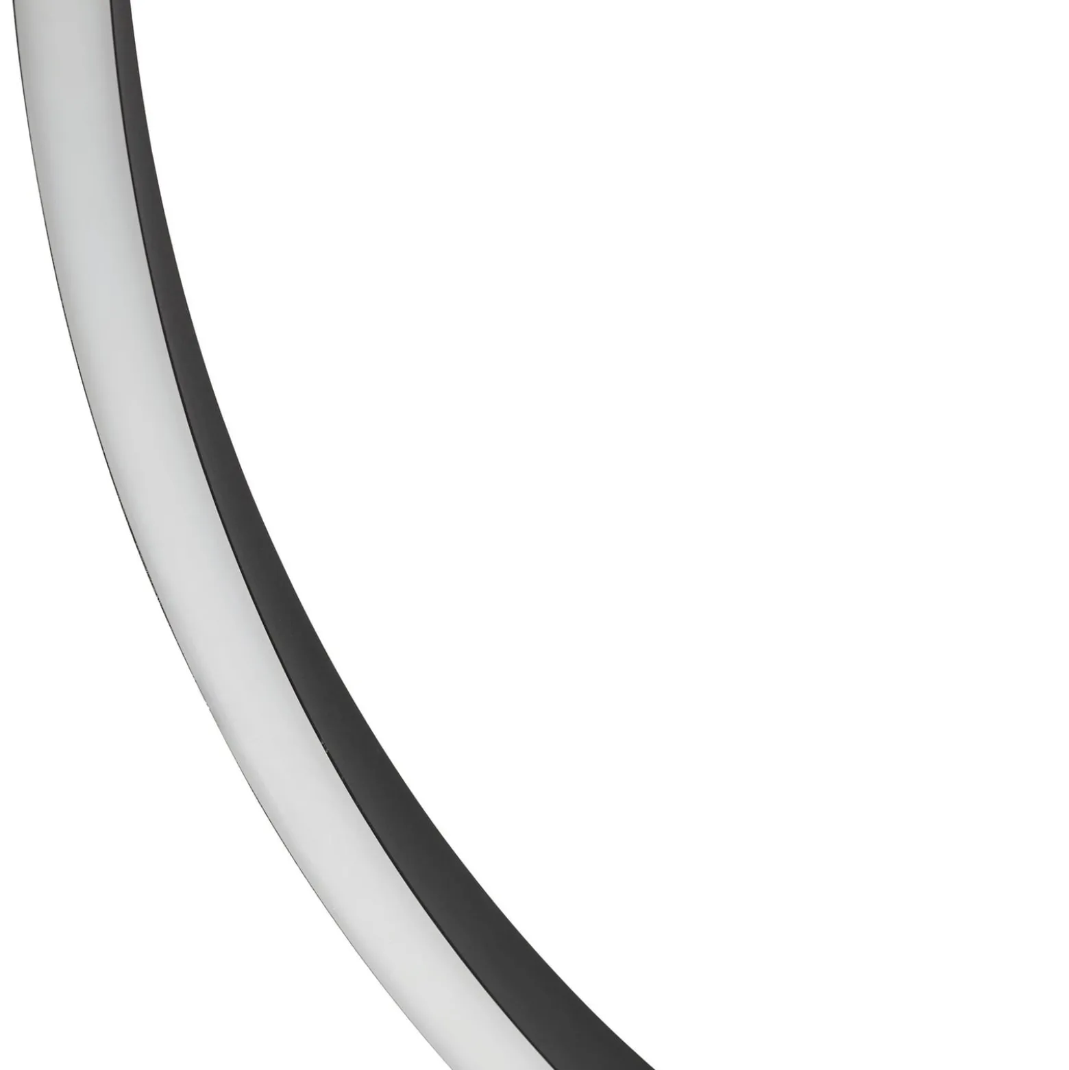Lucande Smart LED -kattovalaisin Moise, musta, CCT, Tuya