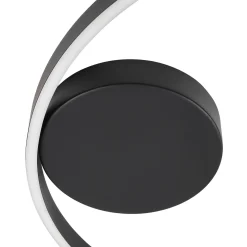 Lucande Smart LED -kattovalaisin Moise, musta, CCT, Tuya