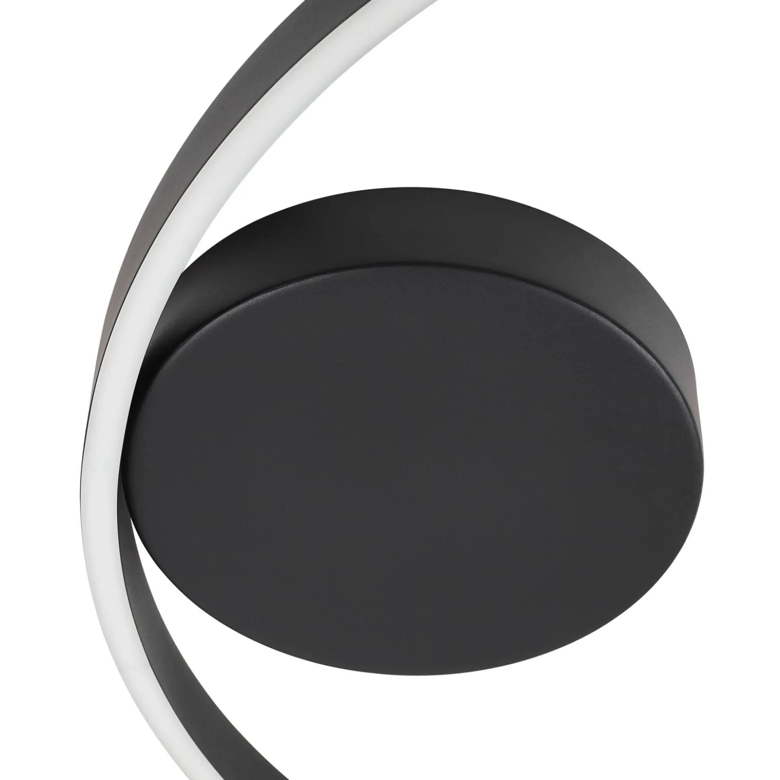 Lucande Smart LED -kattovalaisin Moise, musta, CCT, Tuya