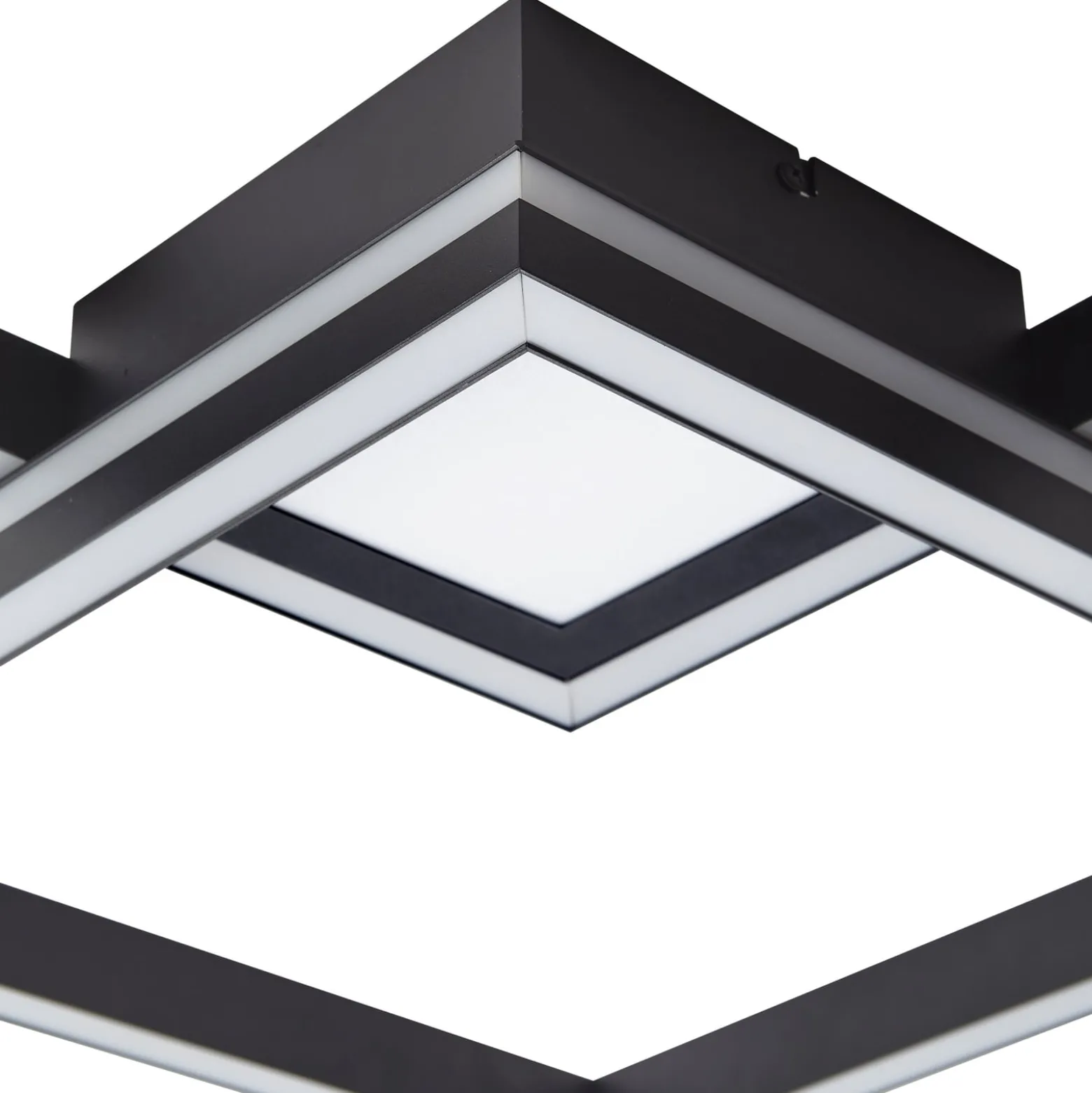 Lucande Smart LED-kattovalaisin Tjado, 85cm, musta, RGB, CCT