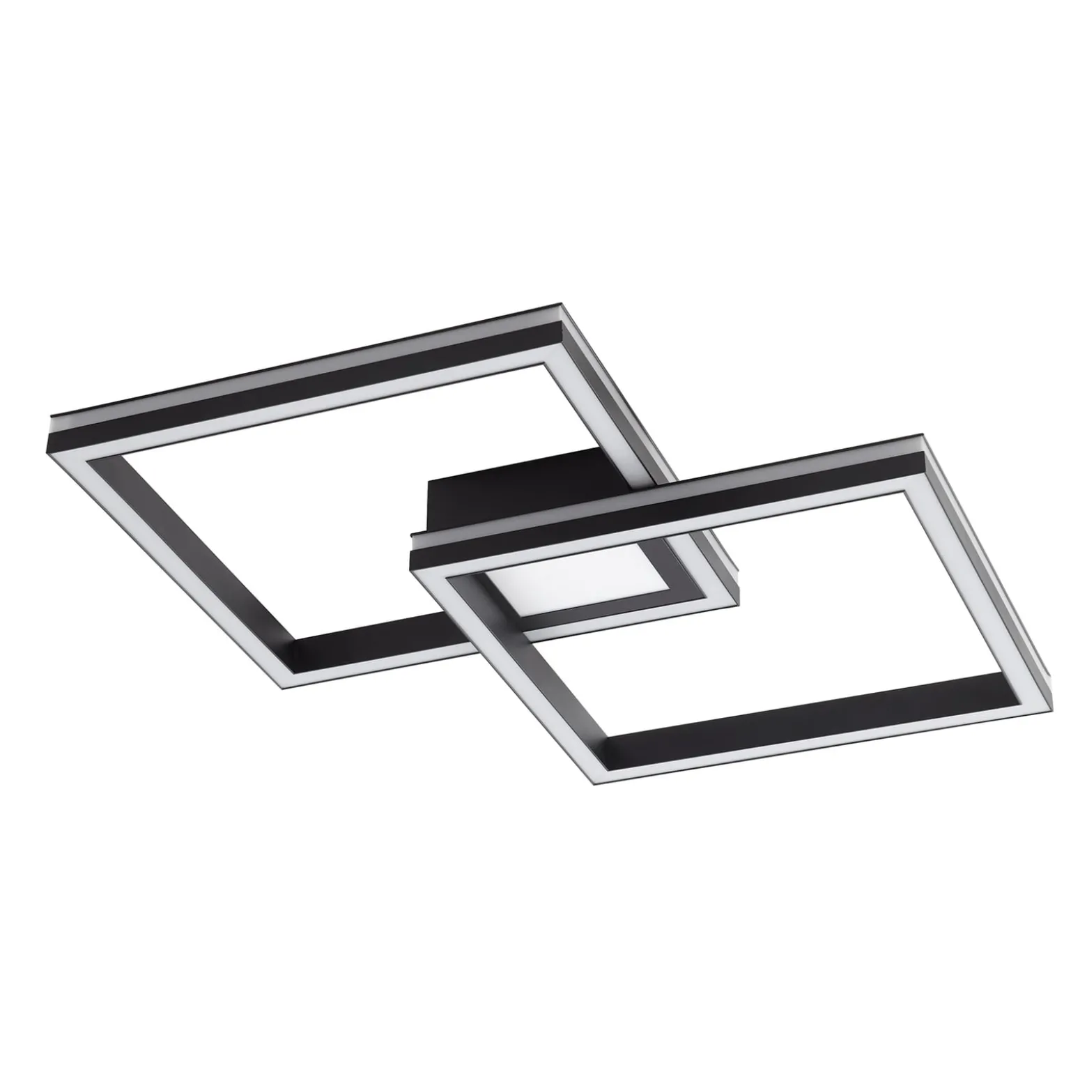Lucande Smart LED-kattovalaisin Tjado, 85cm, musta, RGB, CCT