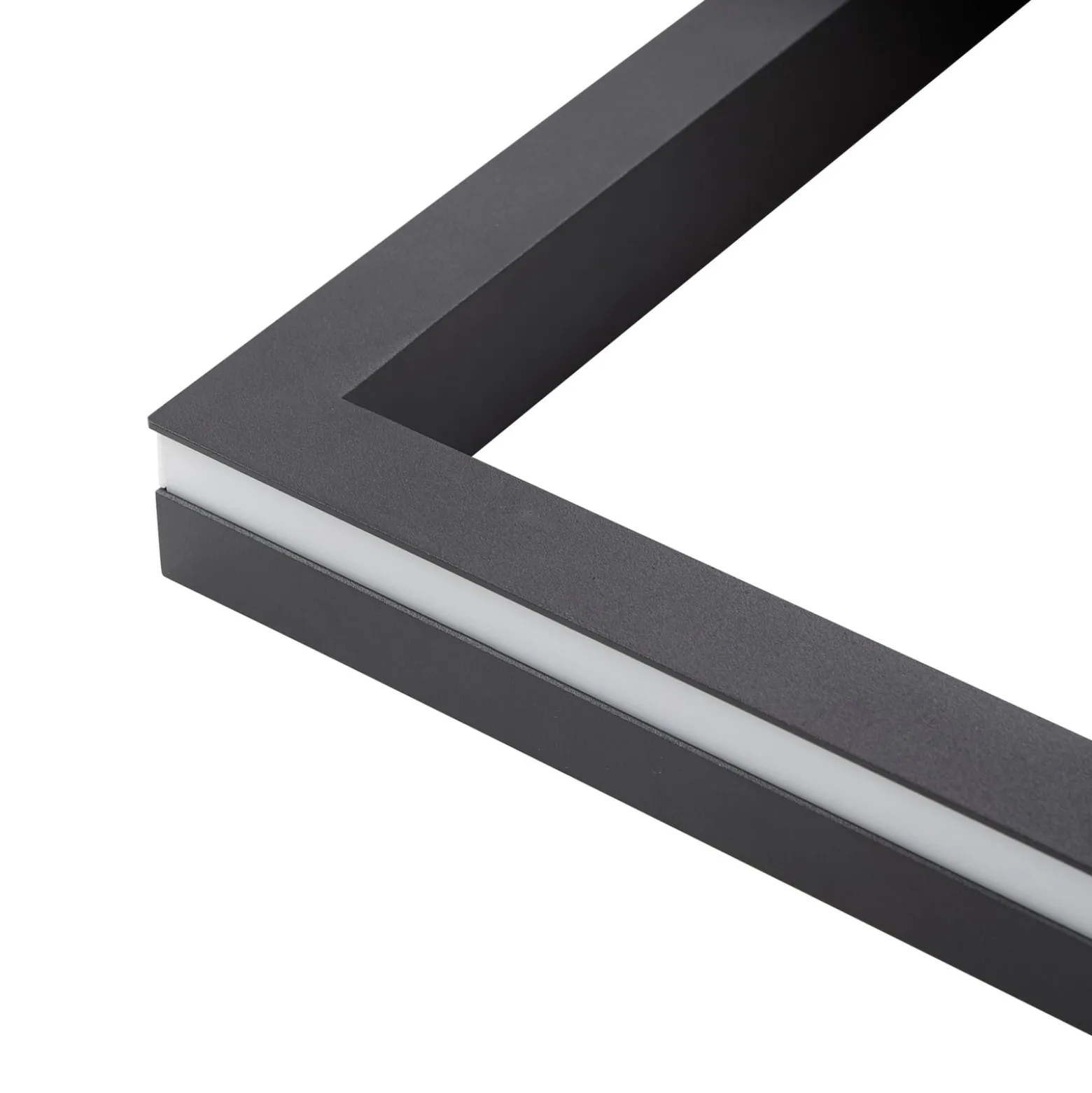 Lucande Smart LED-kattovalaisin Tjado, 85cm, musta, RGB, CCT