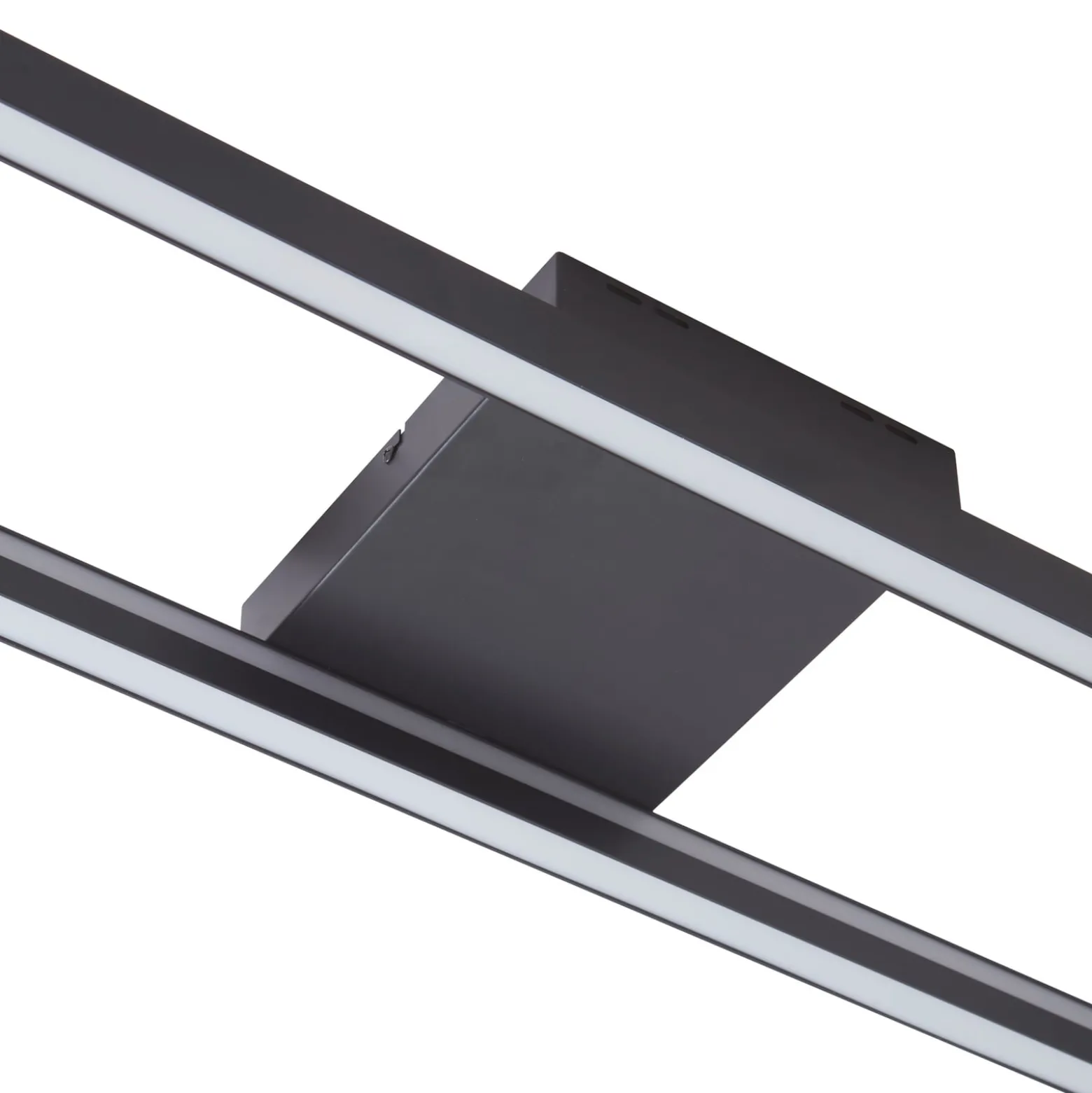 Lucande Smart LED-kattovalaisin Tjado, 100 cm, musta, RGBW