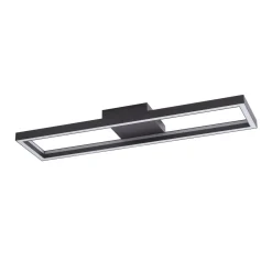 Lucande Smart LED-kattovalaisin Tjado, 100 cm, musta, RGBW