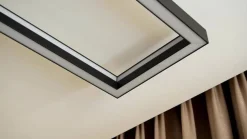 Lucande Smart LED-kattovalaisin Tjado, 100 cm, musta, RGBW