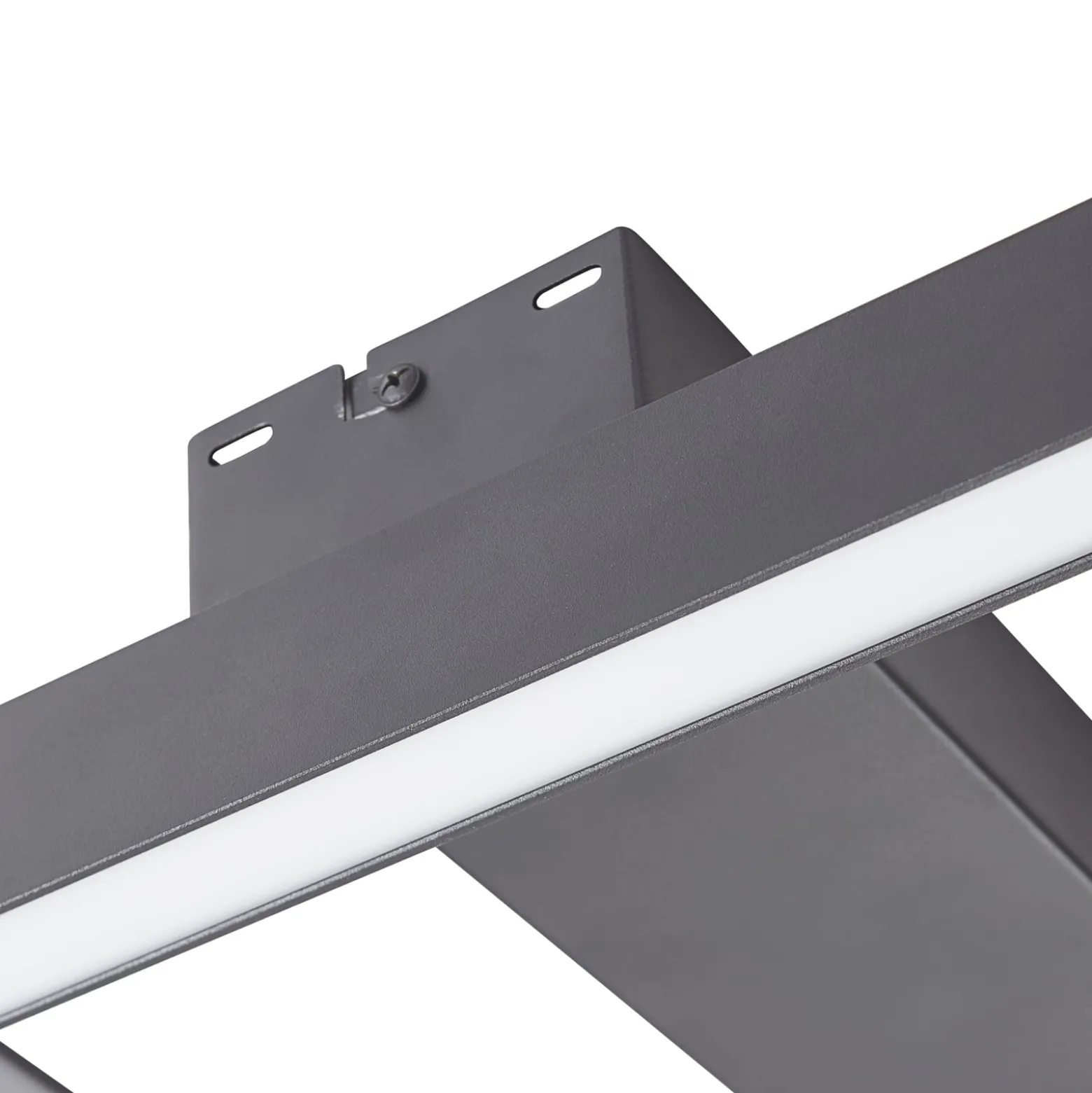 Lucande Smart LED-kattovalaisin Tjado, 30 cm, musta, RGBW
