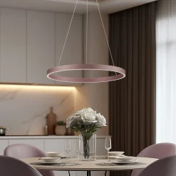Lucande Smart LED-riippuvalaisin Yonam, kahvi, 1-valo, Tuya