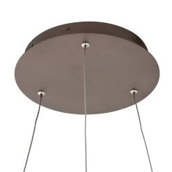 Lucande Smart LED-riippuvalaisin Yonam, kahvi, 1-valo, Tuya